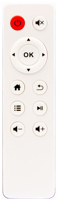 SA13 Infrared Remote - Slender Design, Rubber Keys