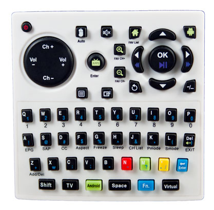 SP60A Infrared Remote - 60 Keys - QWERTY Keyboard Key Layout - Comfortable Hand Held Design