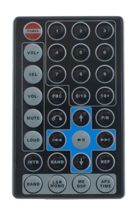 SR32C Infrared Remote - Credit Card Size - Membrane Domed Keypad - Thin Depth Design