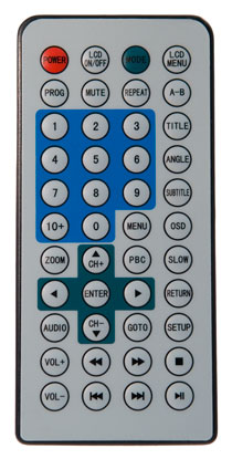 SR44E Infrared Remote - 44 Keys -  Simple Column Row Layout - Domed Tactile Membrane Keypad