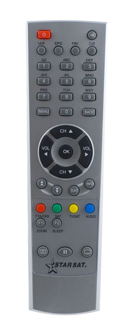 SR46D Infrared Remote - 46 Keys - Simple Key Layout for Multiple Devices