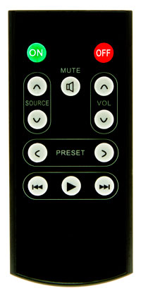SX832 Infrared Remote - 18 Keys - Simple Key Layout and Design